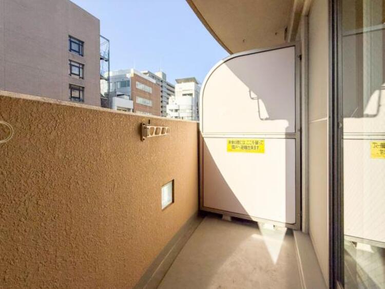 バルコニー 洗濯物もしっかり干せる、実用性の高いバルコニーです。