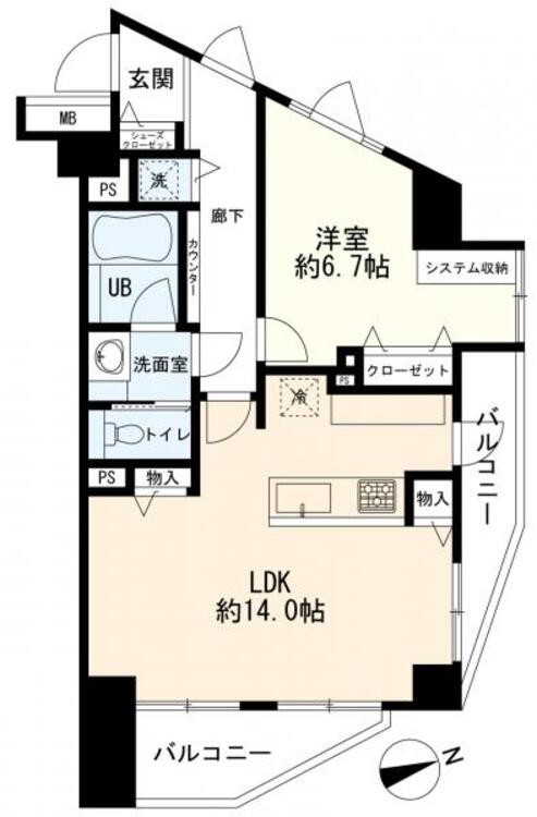間取り １ＬＤＫ