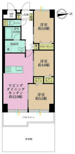 常和綱島サンハイツの物件画像