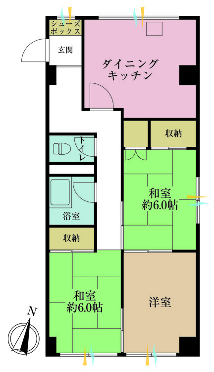 その他 3DK、専有面積62.27m2