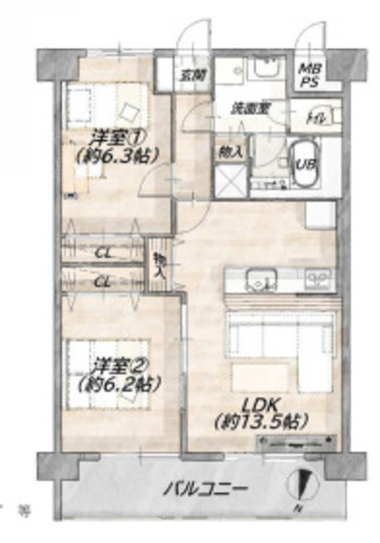 プライムハイツ阿波座の物件画像