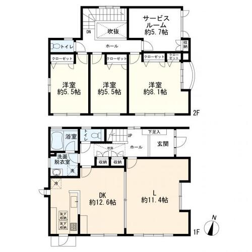 南区永田台　中古一戸建ての物件画像