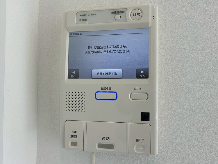 その他 誰が来てもわかる様にモニター付きインターホンを設置。