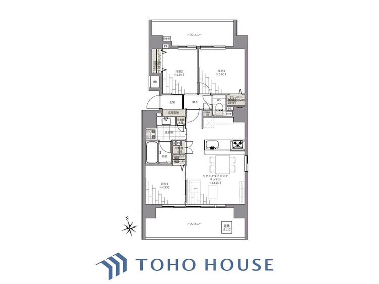 間取り 笑い声が絶えない幸せいっぱいのこの場所で新たな生活が始まる。