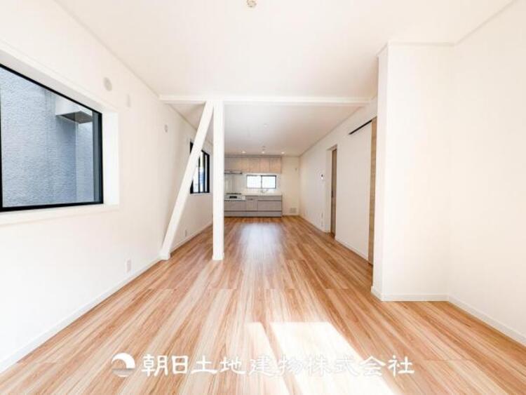 居間 リビングで家族との時間、自分の時間を大切にできる空間を作りました。