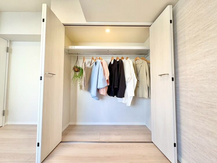収納 居室にはクローゼットがあり、荷物もスッキリ収納して快適にお過ごしいただけます。