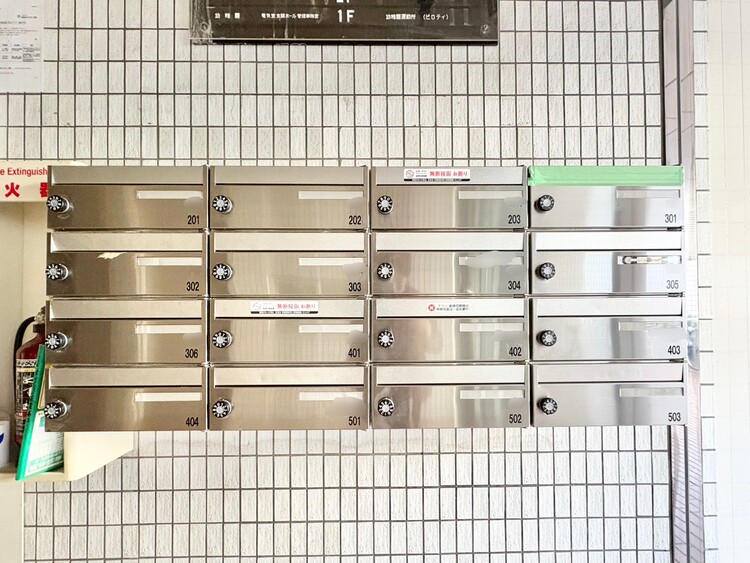 その他 郵便物を受け取るための郵便受けも、きちんと管理されています。