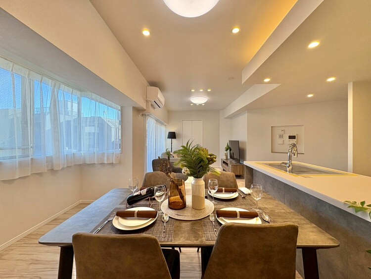 居間 「空間が織り成すひとつ先の住み心地」を演出します。