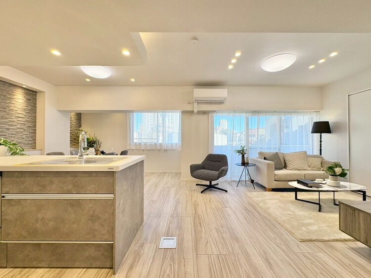 居間 ひとつひとつの空間に宿した機能性、そして美意識。