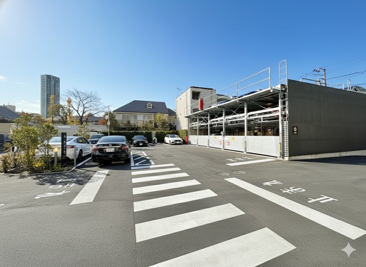 駐車場 本物件の駐車スペースです。車種制限のある場合もございますので、お気軽にお問い合わせくださいませ。