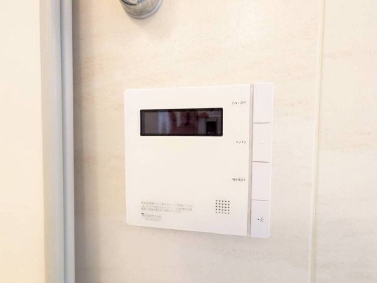 設備 見やすい画面で操作しやすい給湯パネルです。