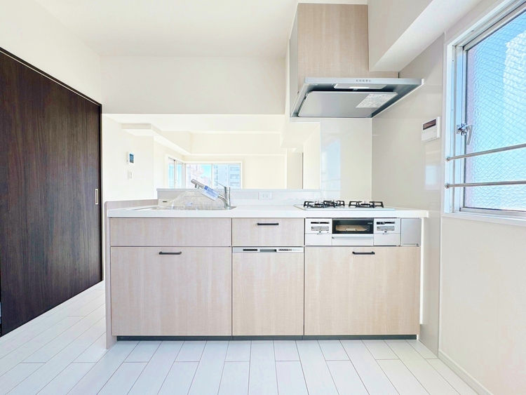 キッチン 洗練されたスタイリッシュなデザイン性と使いやすさを備えた仕様。