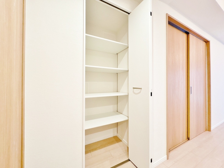 収納 暮らし心地を大きく左右する収納を、適材適所に配置し使い勝手を考慮しました。