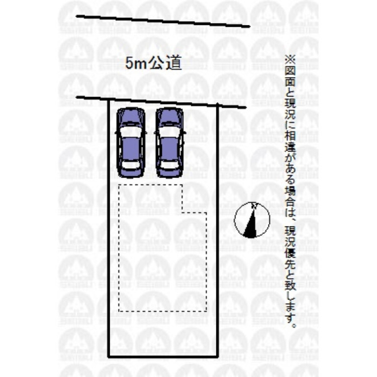 地図 実測図ではございません
