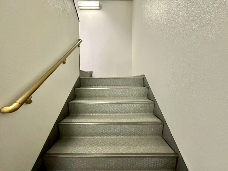 その他 共用部の階段です。明るく清潔に管理されています。