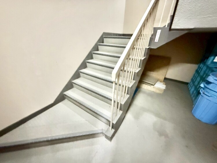 その他 共用部の階段です。明るく清潔に管理されています。