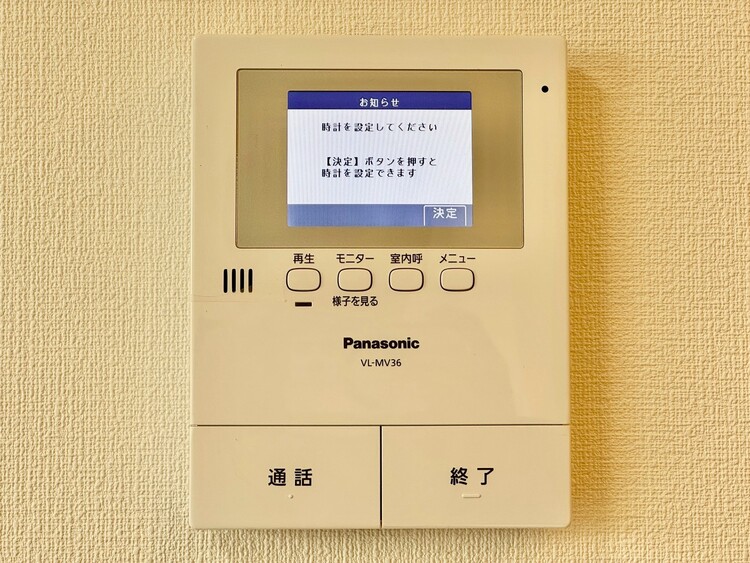 その他 誰が来てもわかる様にモニター付きインターホンを設置。