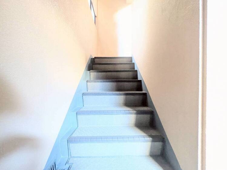 その他 共用部の階段です。明るく清潔に管理されています。