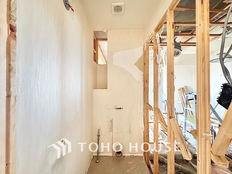 その他 現在改装中◆開放的◆後片付けが楽なシステムキッチン。収納スペースの充実！