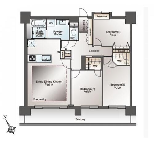 クリオ横浜西口弐番館の物件画像