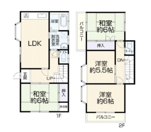 中古戸建　田奈の物件画像