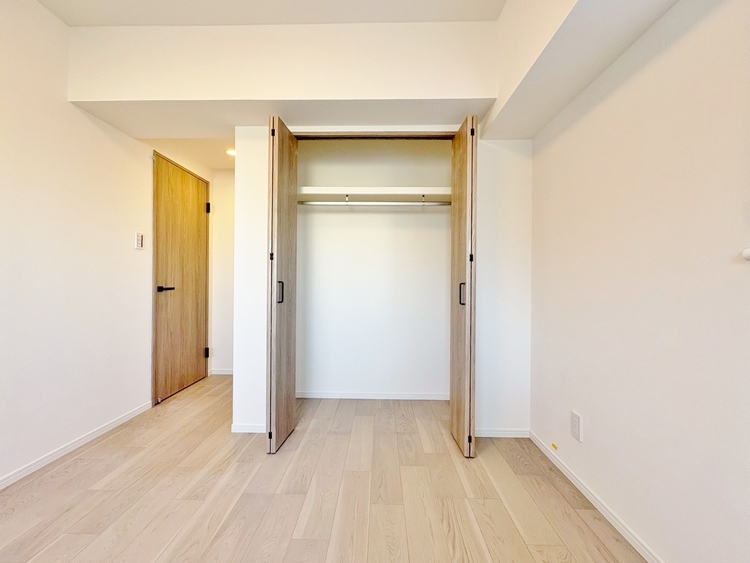 収納 居室にはクローゼットがあり、荷物もスッキリ収納して快適にお過ごしいただけます。
