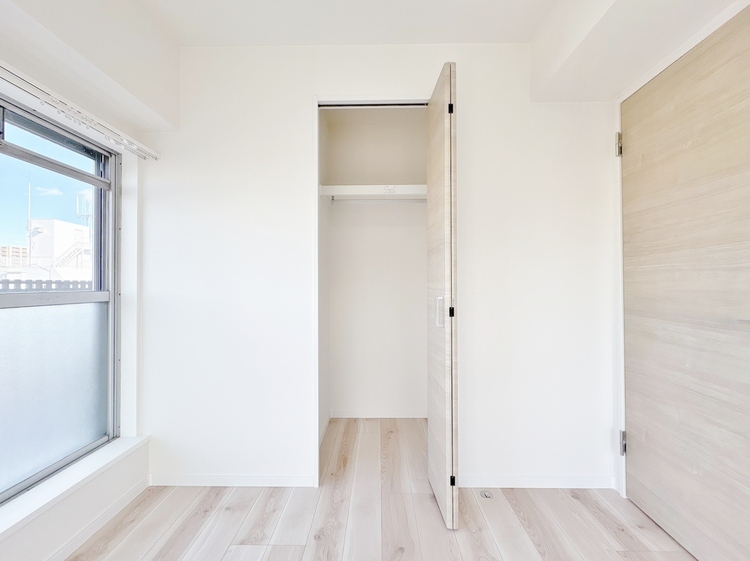 収納 居室にはクローゼットがあり、荷物もスッキリ収納して快適にお過ごしいただけます。