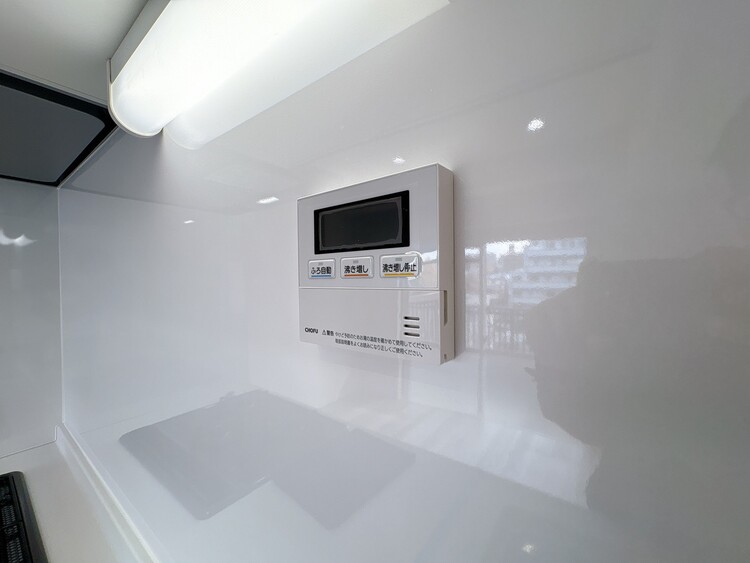 設備 見やすい画面で操作しやすい給湯パネルです。