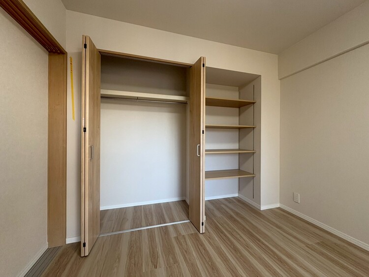 収納 居室にはクローゼットがあり、荷物もスッキリ収納して快適にお過ごしいただけます。