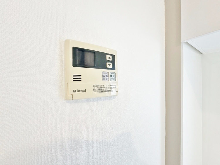 設備 見やすい画面で操作しやすい給湯パネルです。