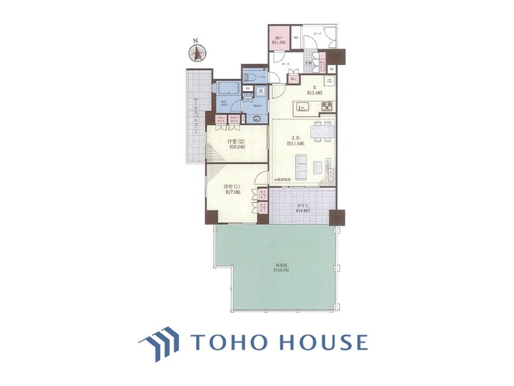 間取り 【house the light is illuminat】採光と風　家事導線も比較的良好で、風通しの良さで過ごしやすい麗(うら)らかな気分にさせてくれるリビング