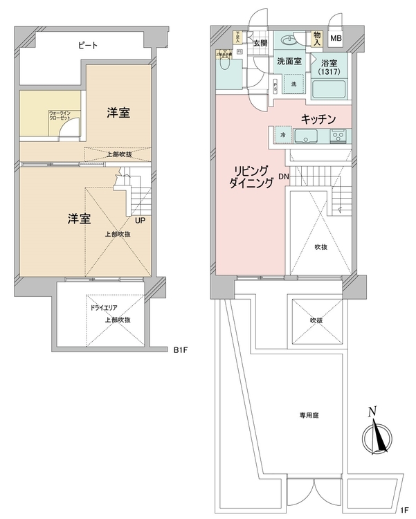 その他 2LDK、専有面積65.83m2