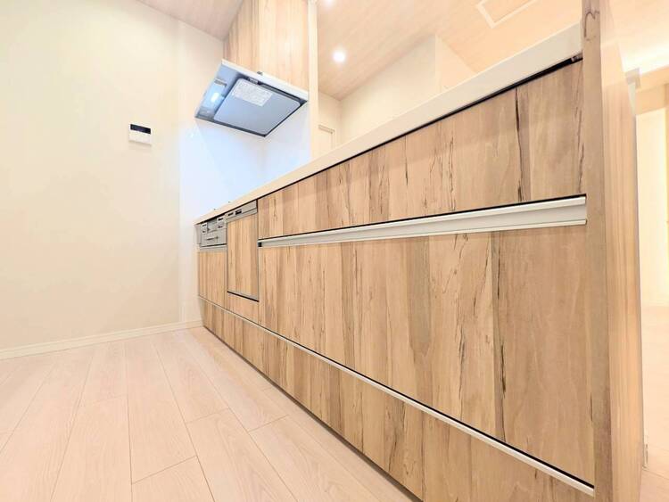 キッチン 開放感のあるキッチンスペース。調理をしながら、会話も弾みそうですね。