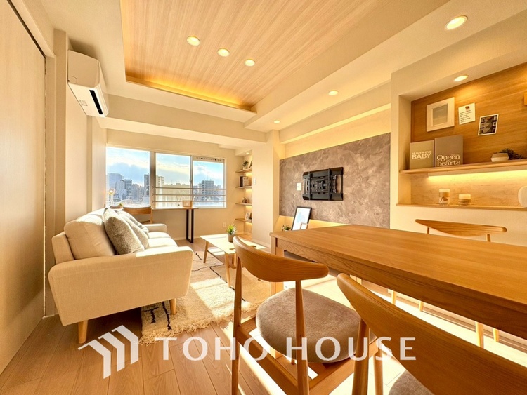 内装 【LIVING】◆家族◆愛する家族を一目で見渡せる。家族が集う空間。永遠に続く幸せな毎日を、ここで。