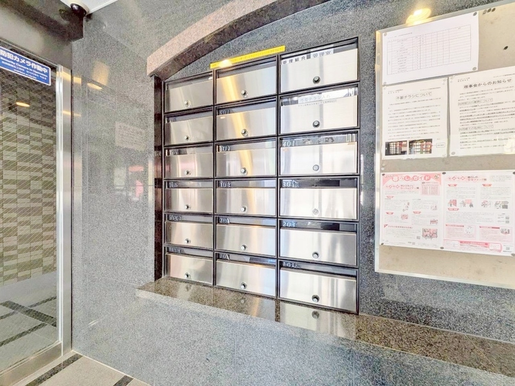 その他 郵便物を受け取るための郵便受けも、きちんと管理されています。