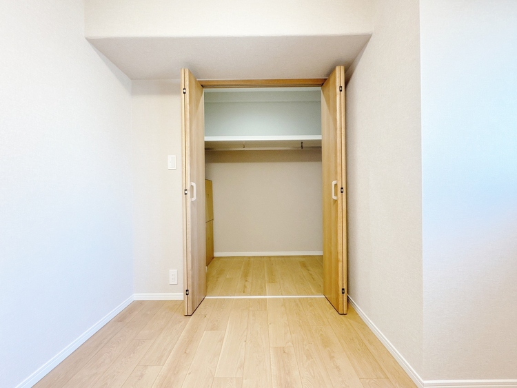収納 居室にはクローゼットがあり、荷物もスッキリ収納して快適にお過ごしいただけます。