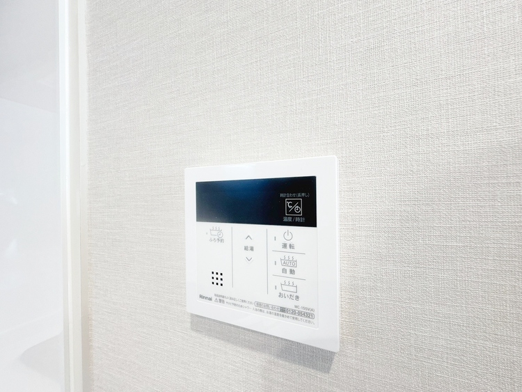 設備 見やすい画面で操作しやすい給湯パネルです。