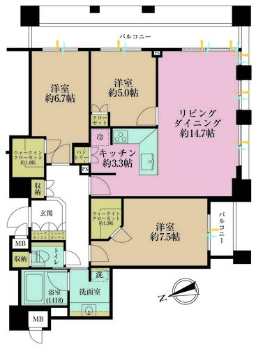 ファミール新宿グランスィートタワーの画像