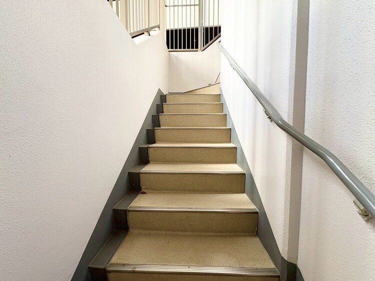 その他 共用部の階段です。明るく清潔に管理されています。