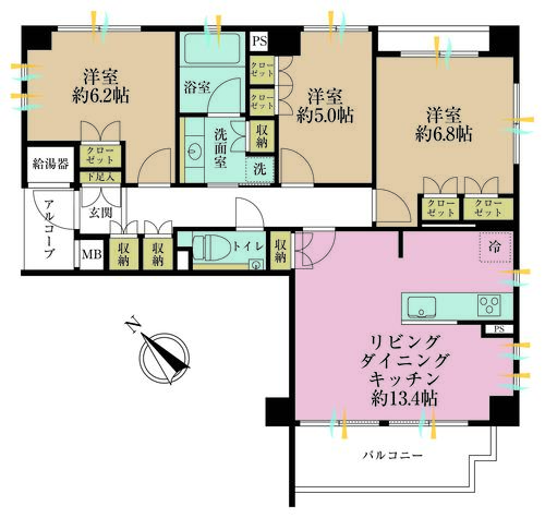 ジェイパーク二子玉川園フレリーヴの物件画像