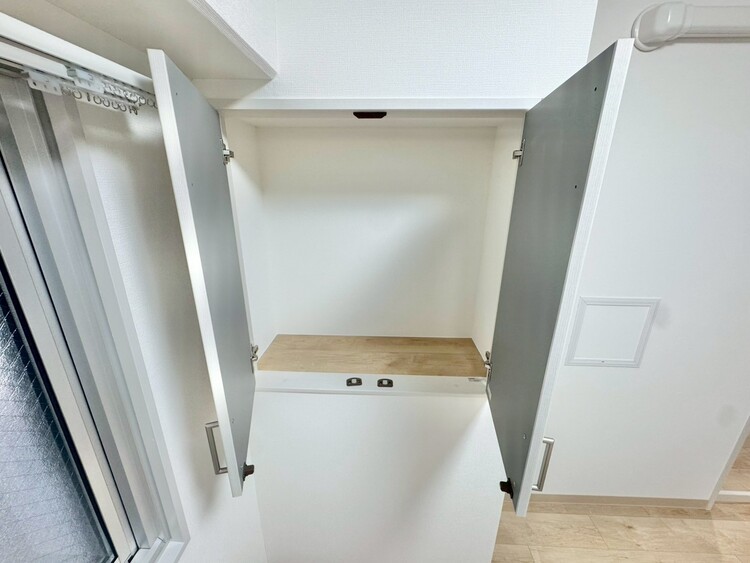 その他 収納スペースが付いていて、お部屋を広く使っていただけます。