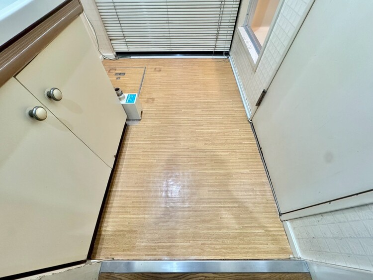 その他 十分な広さの脱衣所。