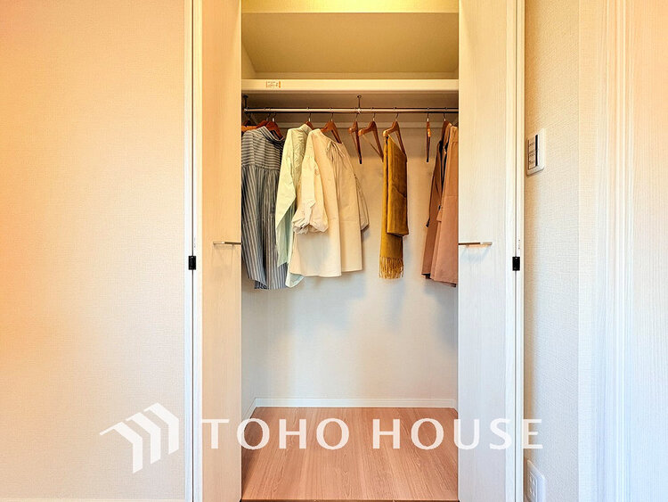 収納 収納スペースを完備、荷物が多い方でも安心の収納力