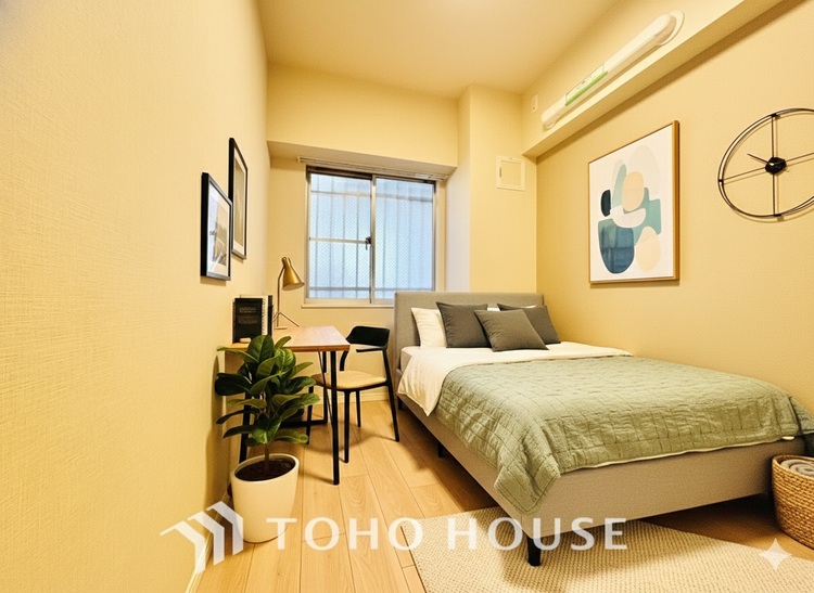 内装 ＊配置してある家具や小物はCGによるイメージ画像です。寝室は一日の疲れを癒す大切な空間。快適で落ち着けるおすすめの間取りです。