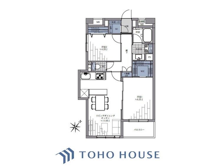 間取り リノベーション実施住戸。空間演出に拘り整然とセンス良く纏められた室内は最高の癒し空間でなければなりません。そこで暮らす方々のことを考え抜き、そして造りこんだ空間は極上の癒しを提供してくれます。