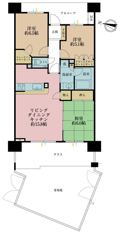 その他 3LDK、専有面積73.45m2