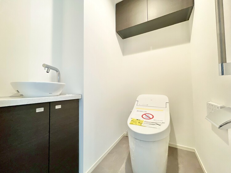 トイレ 清潔感の高いお手洗い。