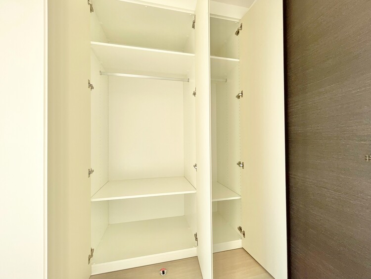 収納 収納スペースが付いていて、お部屋を広く使っていただけます。