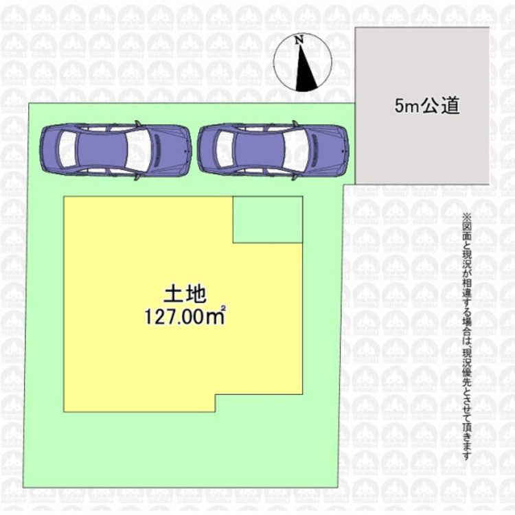 地図 実測図ではございません