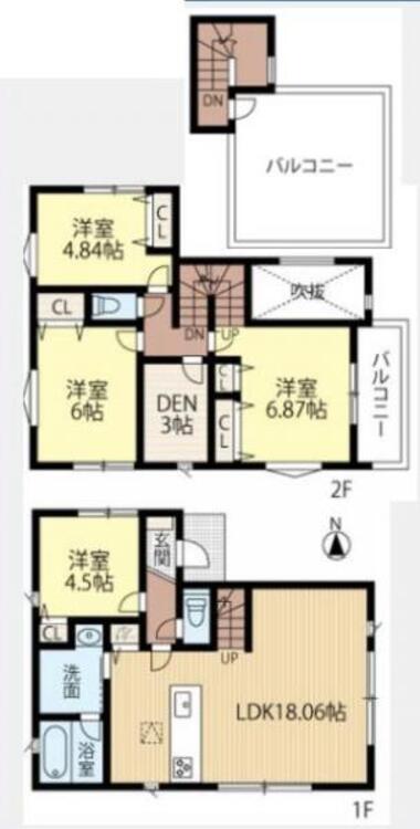 間取り 間取図　4LDK